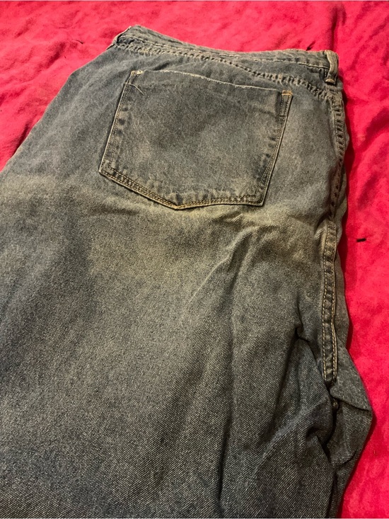 JustFab Denim - JustFab Men's Relaxed Fit Washed Black-Gray Jeans